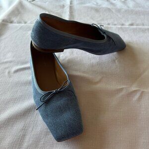 Mansur Gavriel Blue Flats